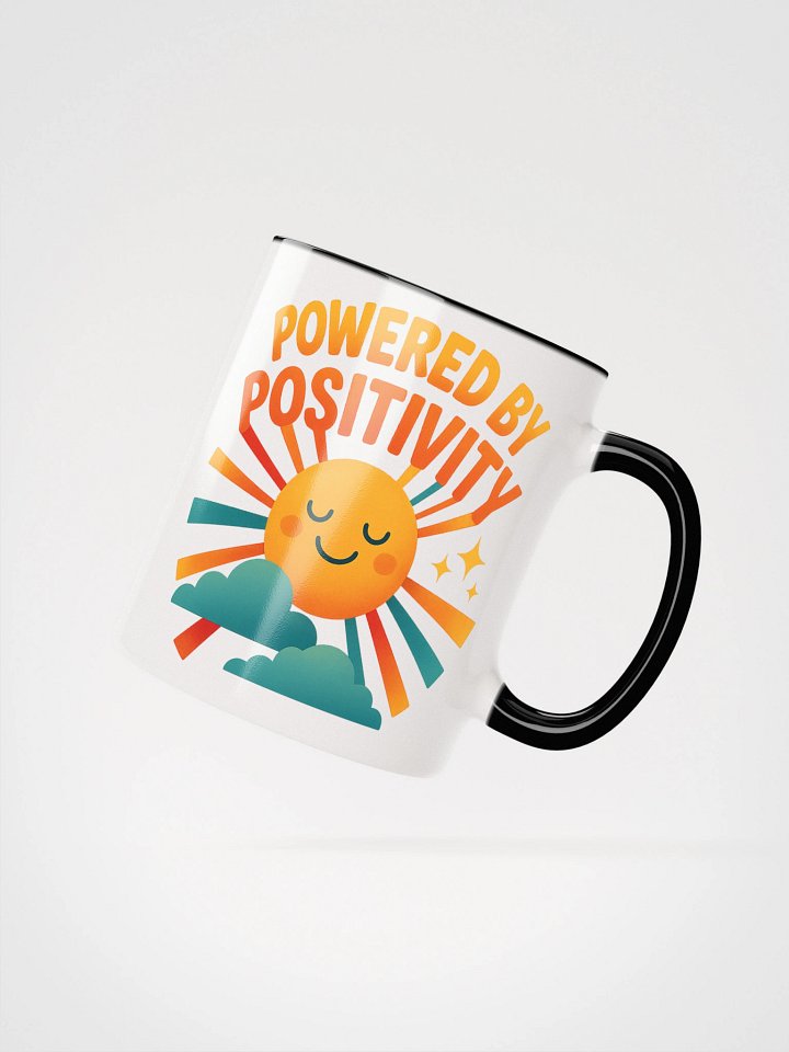 Powered by Positivity – Radiant Smiling Sun Mug product image (23)