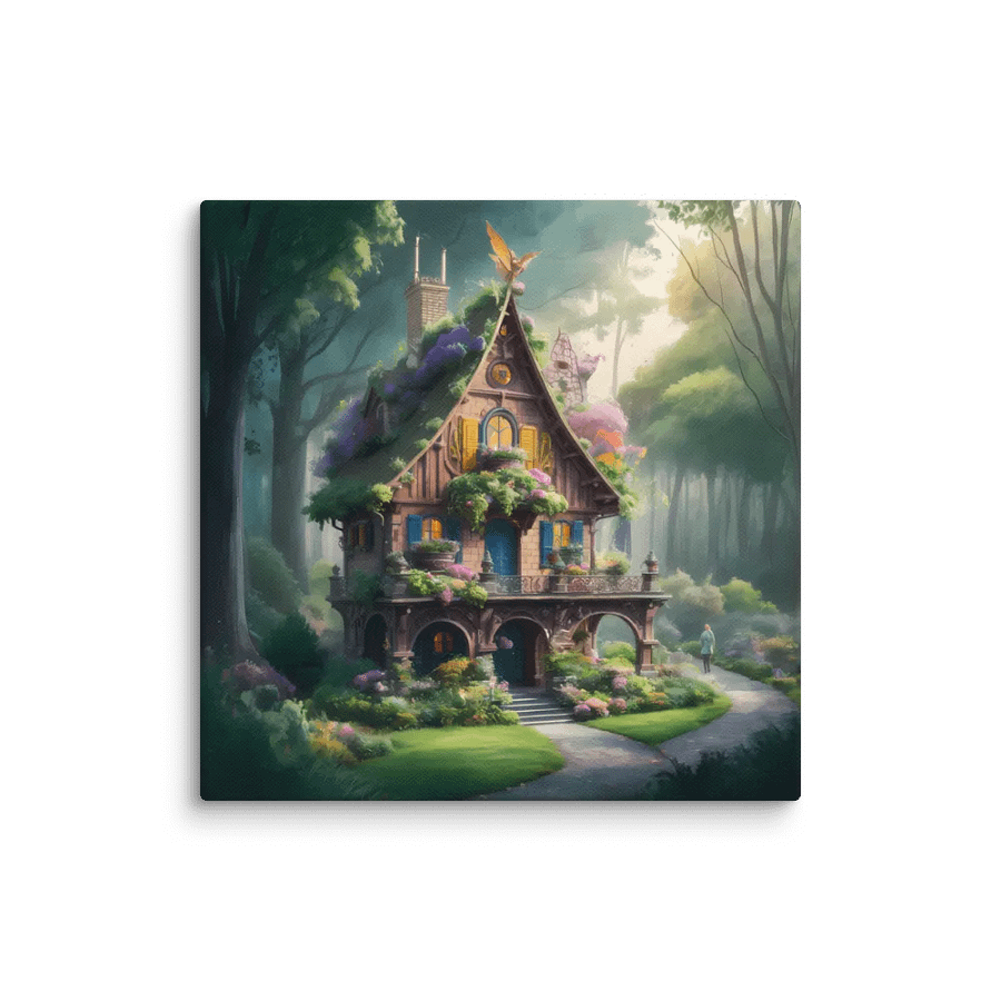 Watercolour Fairy House Art - v3 product image (4)