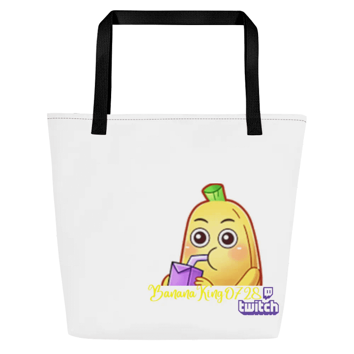 Banana 16″×20″ All-Over Print Large Tote Bag w/ Pocket product image (1)