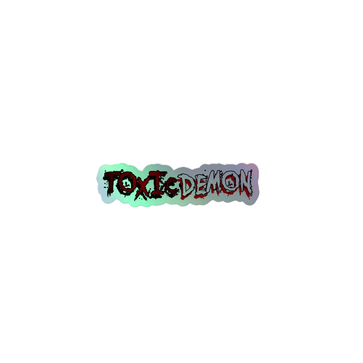 Toxic Demon Holographic Sticker product image (1)