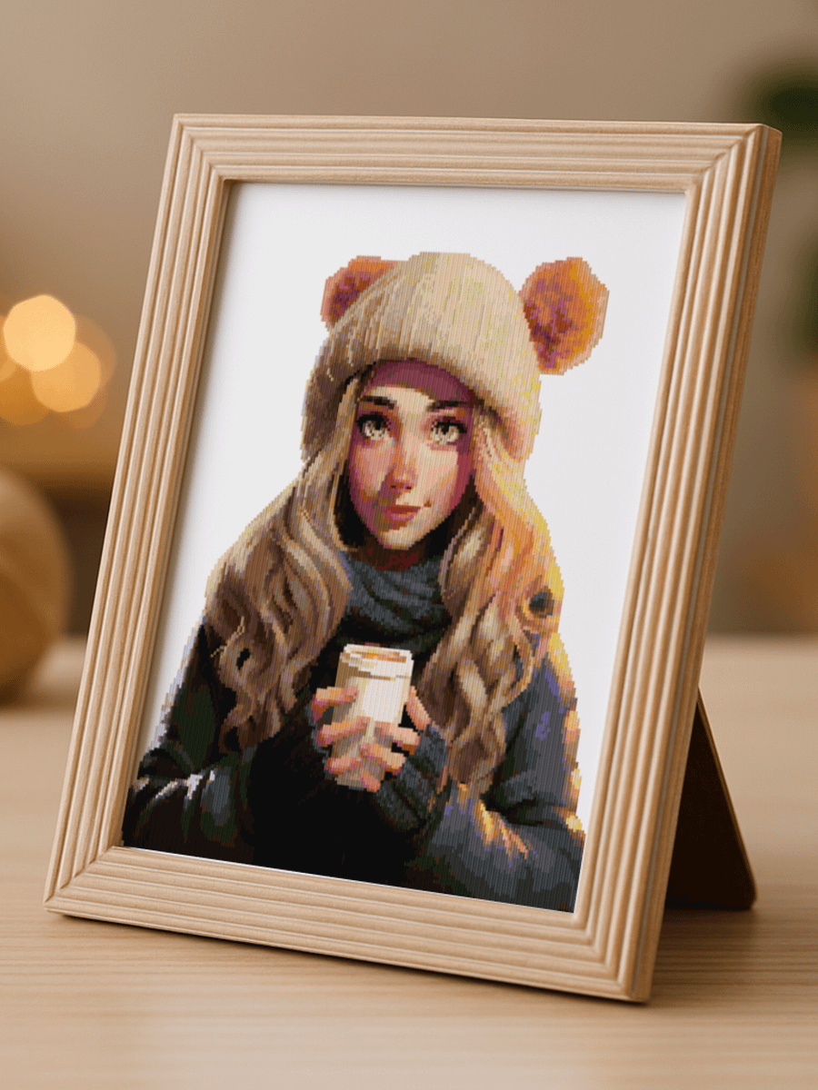 Cosy Sips Cross Stitch Pattern product image (5)