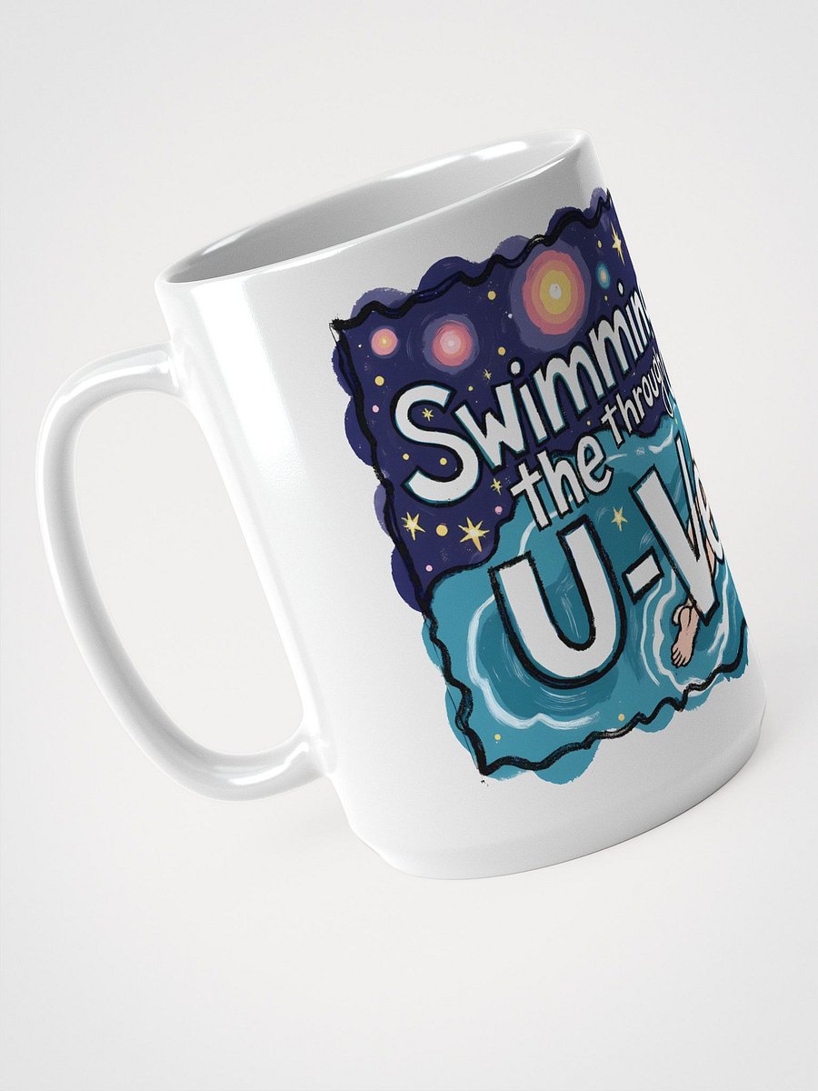 Stellar Journey: Swimming the U-Verse Glossy Mug product image (3)