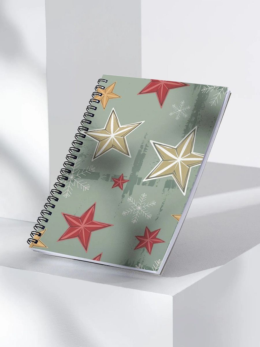 Holiday stars charm-notebook product image (3)