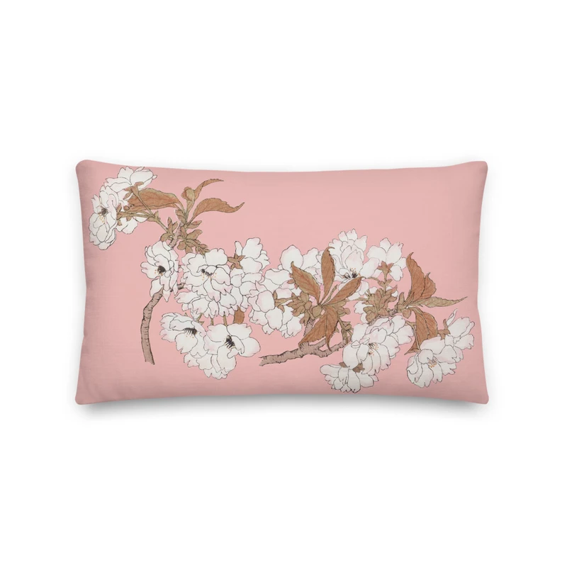 Blossom Branch Pillow - Pink Image 2