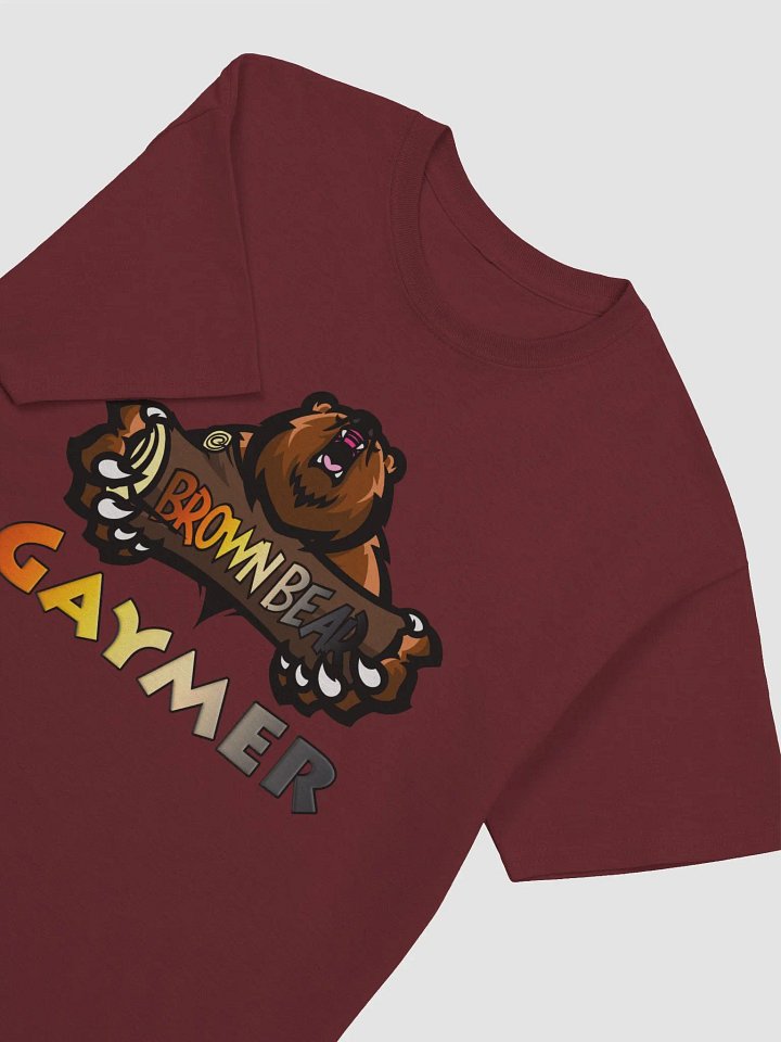 Brown Bear Gaymer (Bear Pride) - Heavyweight T-shirt product image (1)