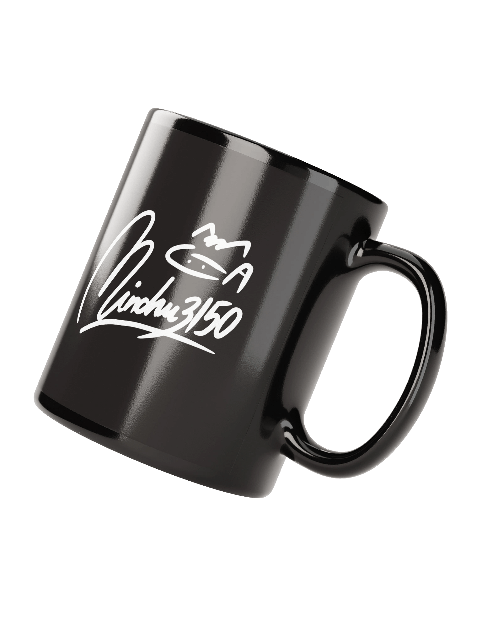 Whimsical Creature Black Glossy Mug product image (4)