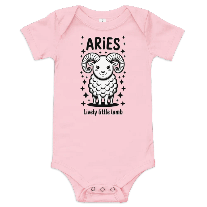 Lively Little Lamb Baby Onesie product image (1)