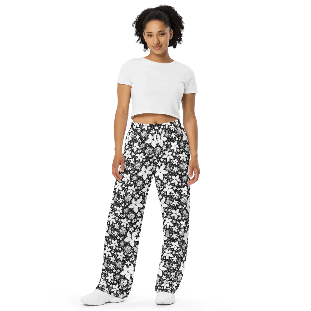 Flower Pants Loose Legs product image (1)