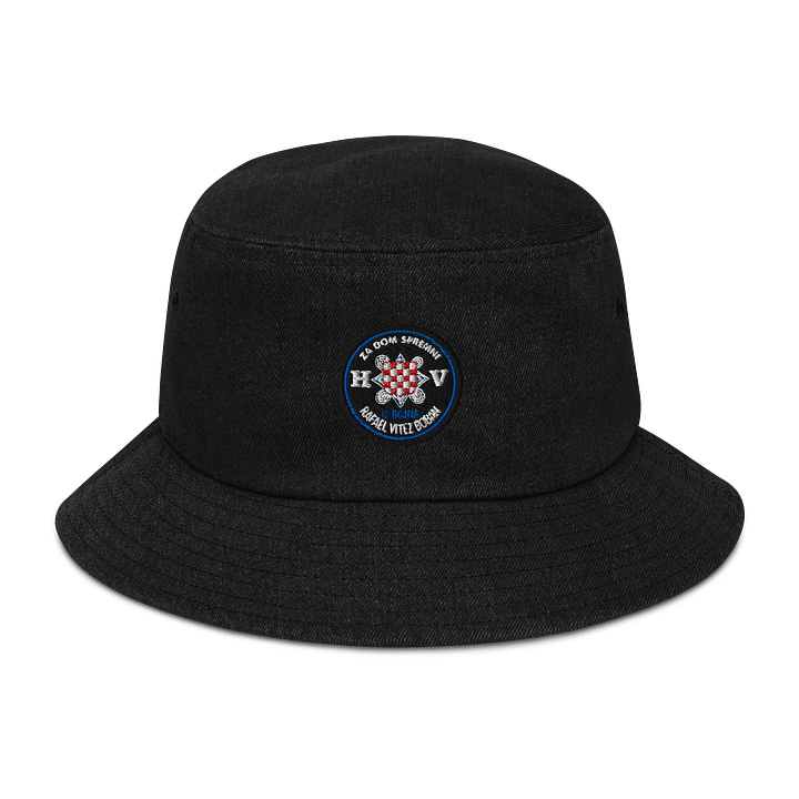 IX BOJNA RAFAEL VITEZ BOBAN Emblem Denim Bucket Hat product image (1)
