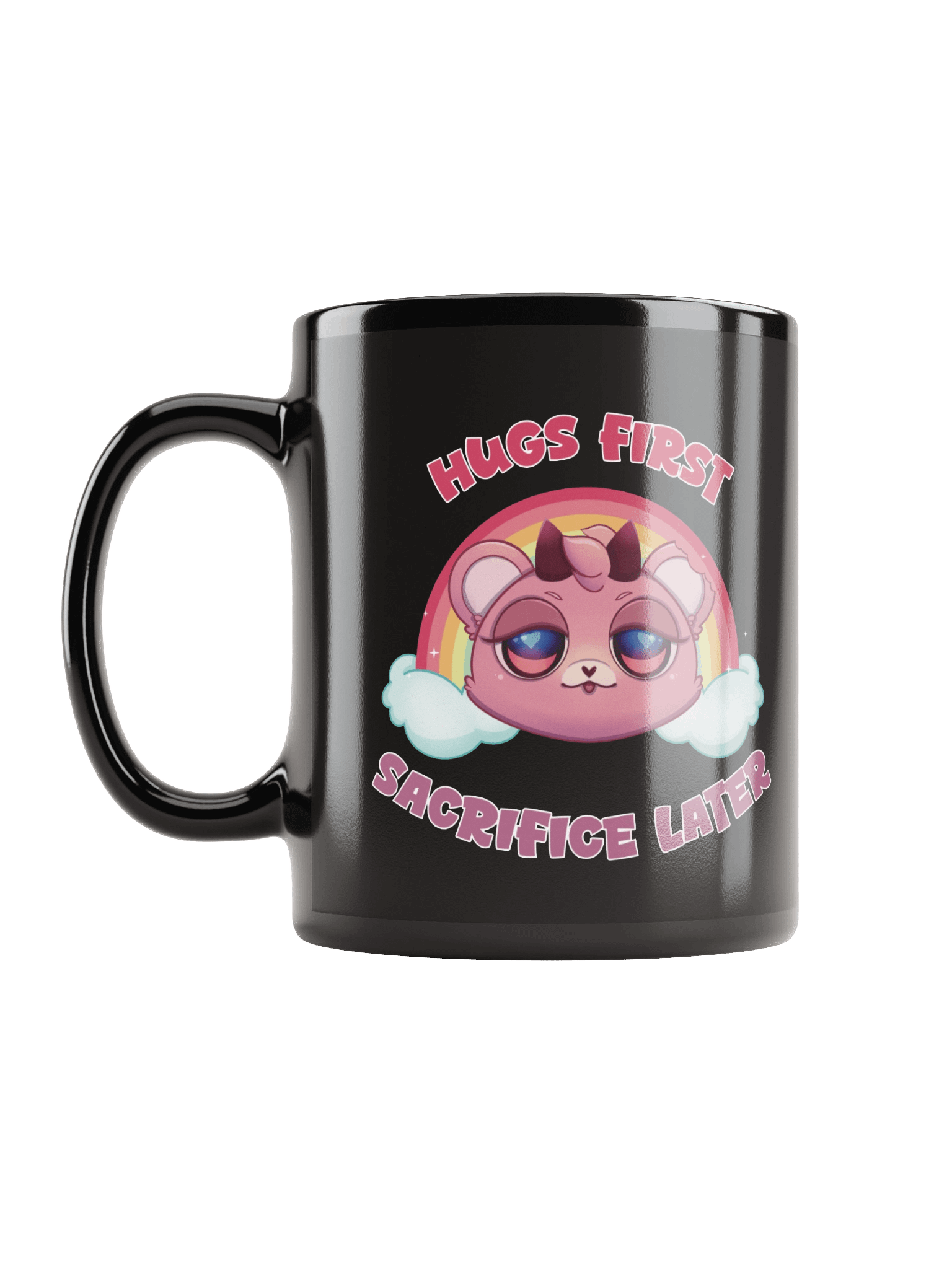 Hugs First, Sacrifice Later Glossy Mug product image (12)