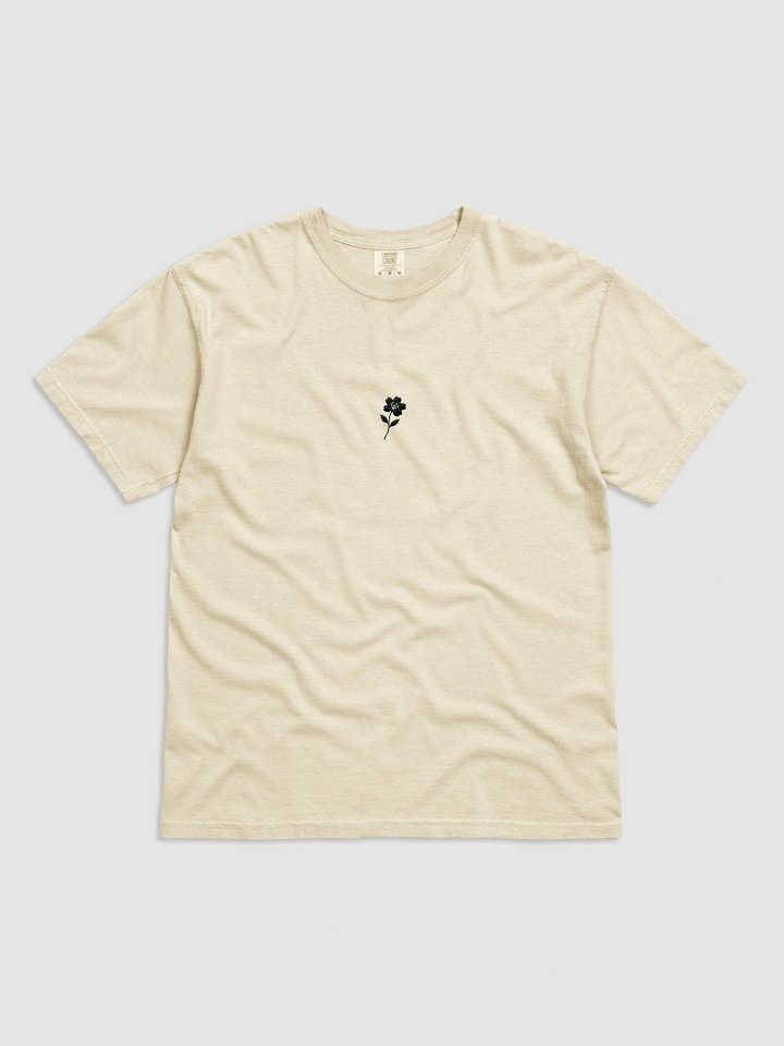 CHERRY BLOSSOM BLACK LOGO EMBROIDERED T-SHIRT product image (1)