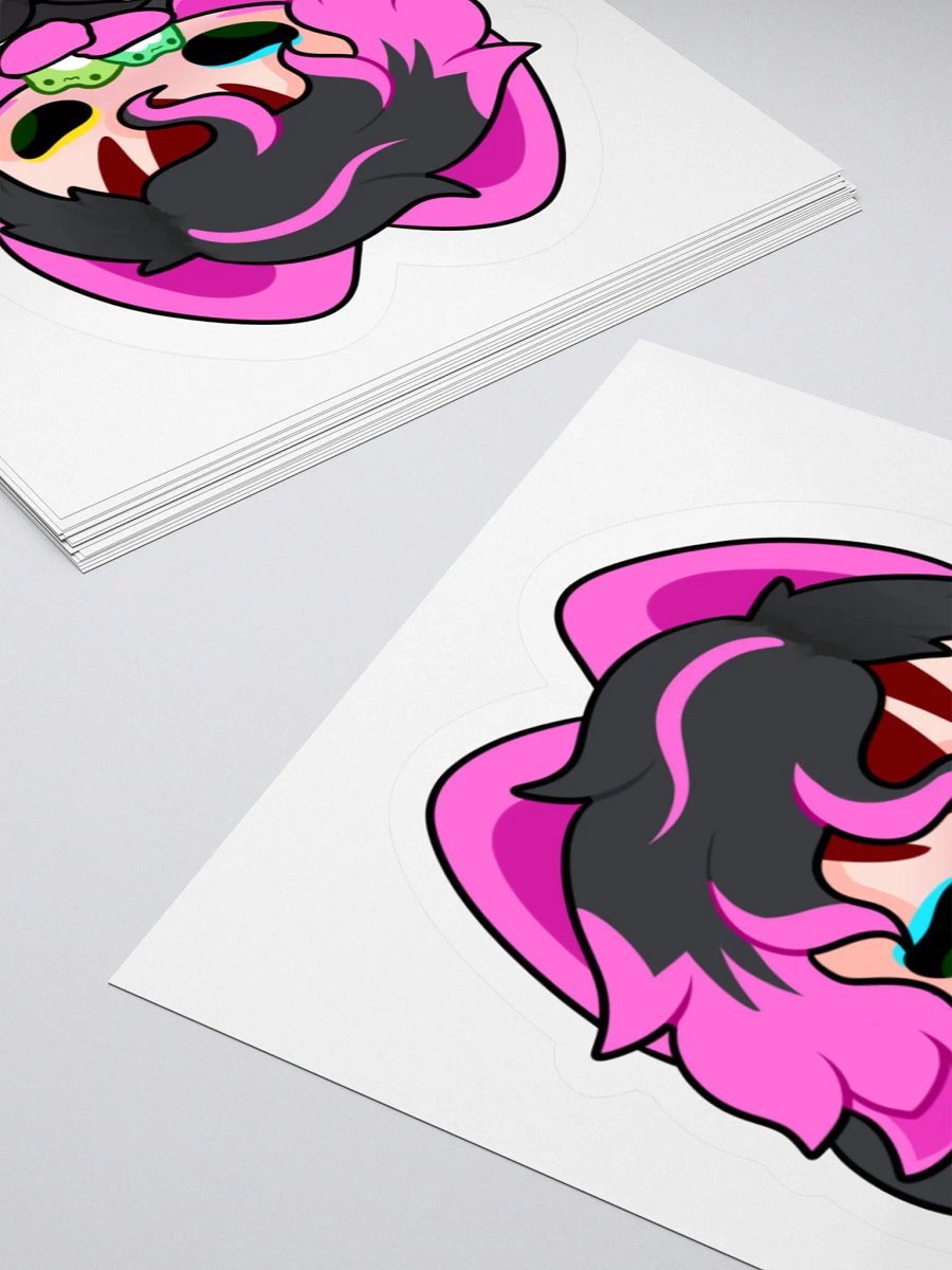 Mega - Pink Sticker product image (4)