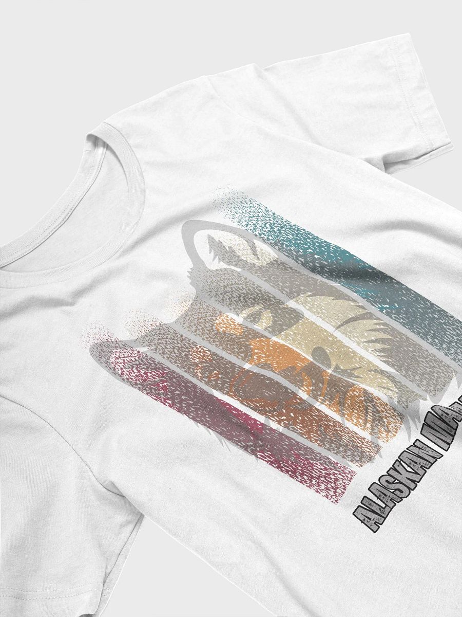 Alaskan Malamute Light Gradation Color Regular Fit T-shirt product image (4)
