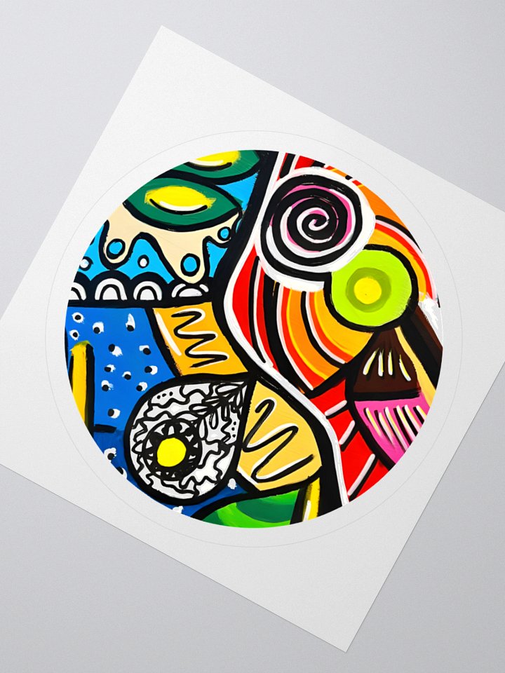 Mind Games Artwork Vinyl Stickers (3" x 3") product image (2)
