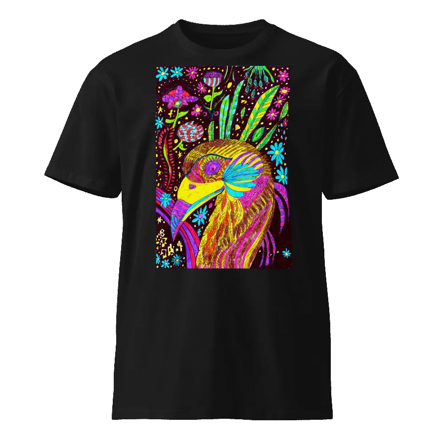 Abstract Psychedelic Bird Unisex T-Shirt product image (1)