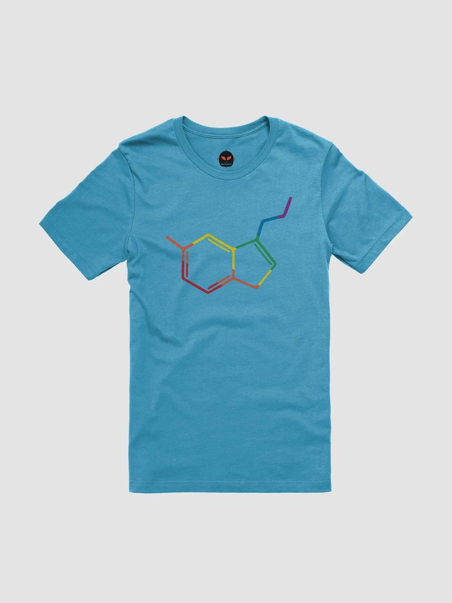 rainbow seratonin molecule shirt product image (8)