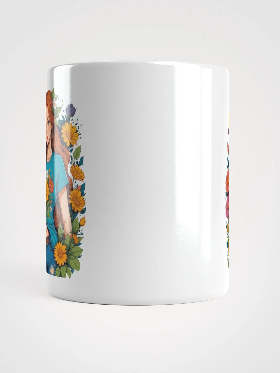 Bloomcore Flower Girl Coffee or Soup Mug - 11 oz - 15 oz - 20 oz - v1 product image (6)