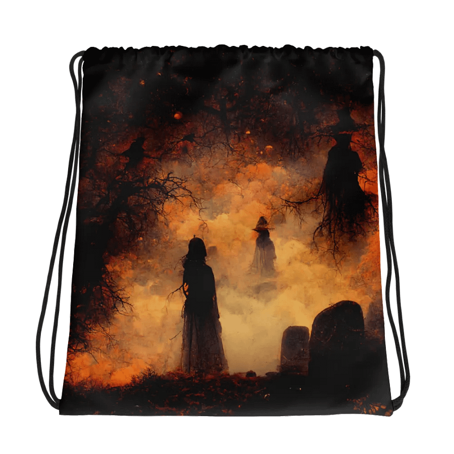 Mystical Forest All-Over Drawstring Bag product image (1)