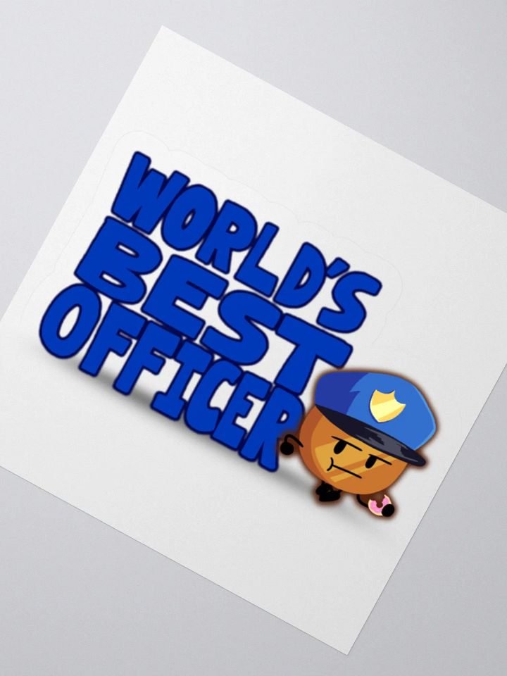 World's Best Officer Sticker product image (5)