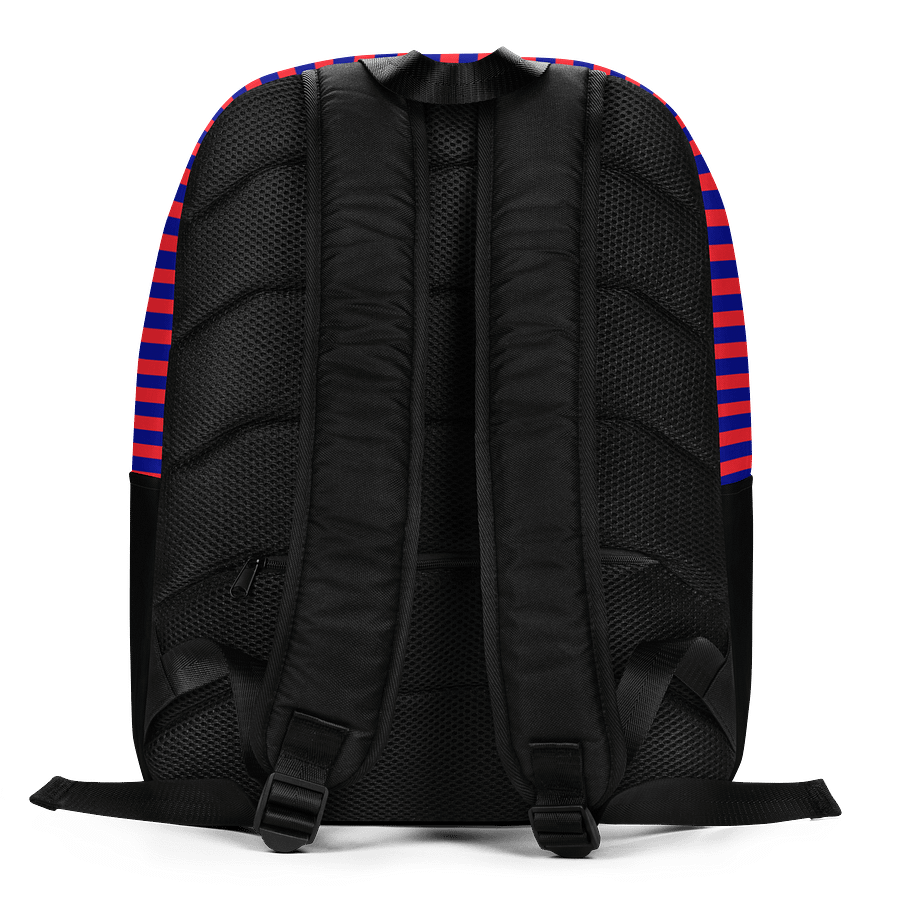 White Electric Tiger on Blue and Pink - Backpack product image (5)