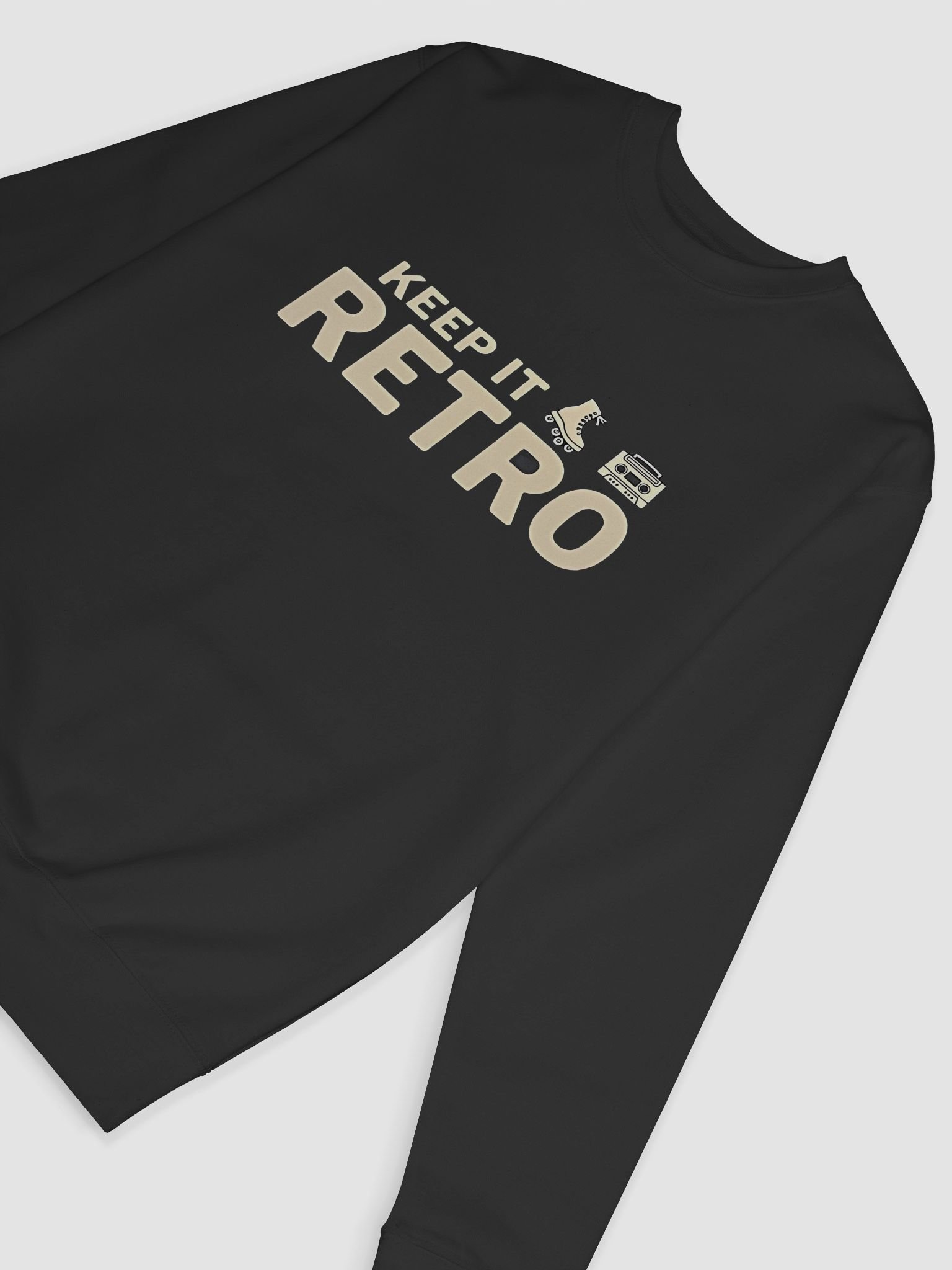 Retro Roller Skate Boombox Sweatshirt product image (6)