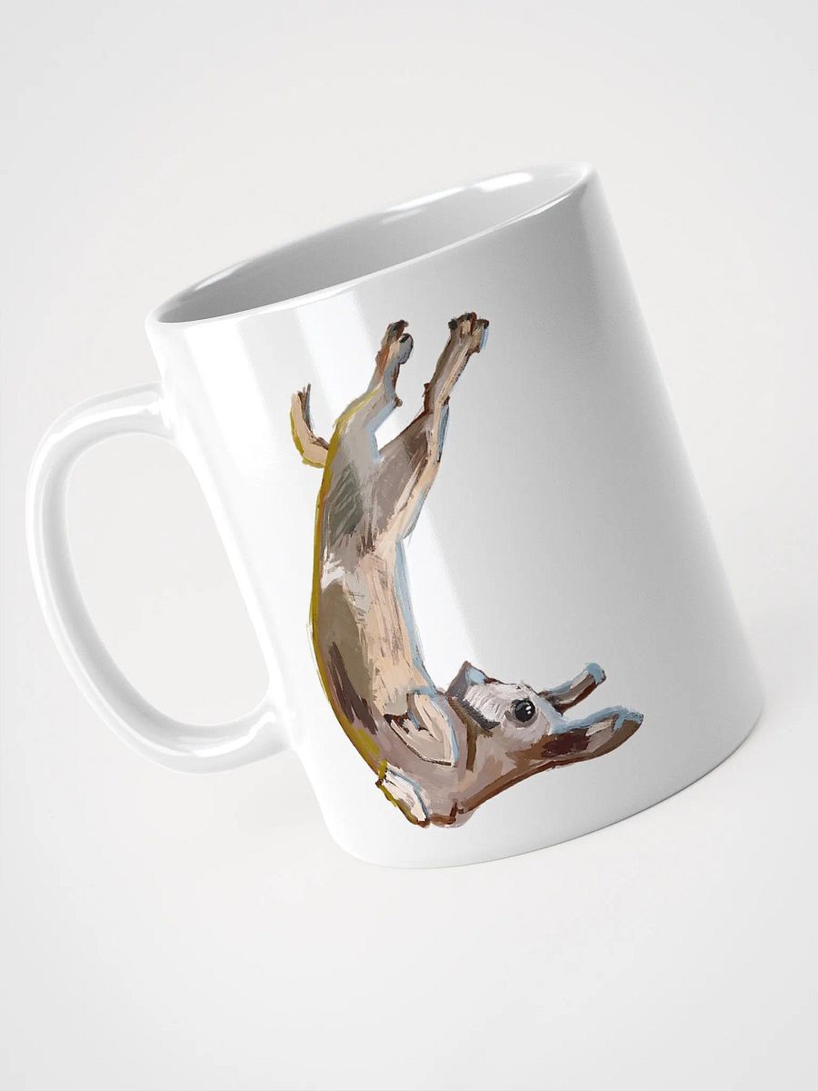Orejas being cute painting, White Glossy Mug product image (7)