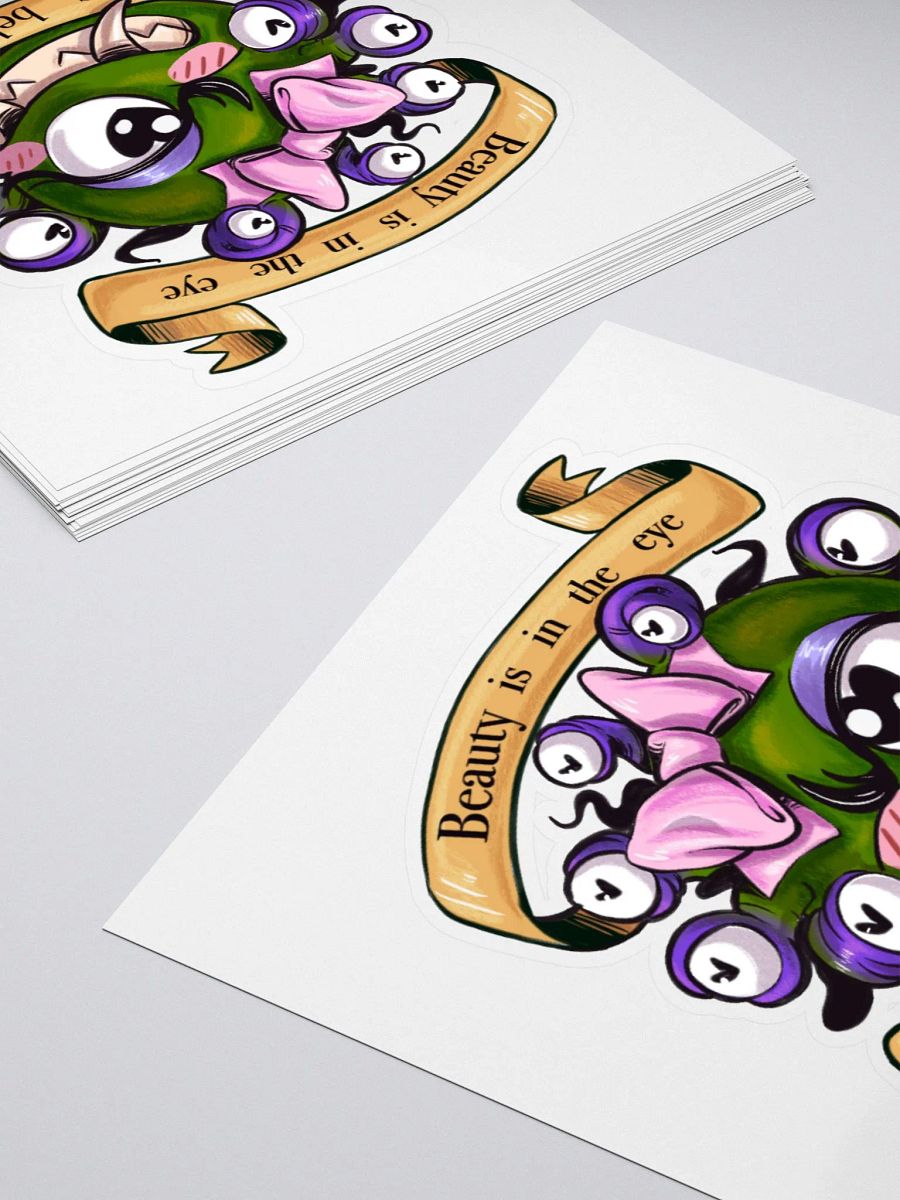 Beholder Beauty Sticker - Fantasy Creature Illustration Decal product image (4)