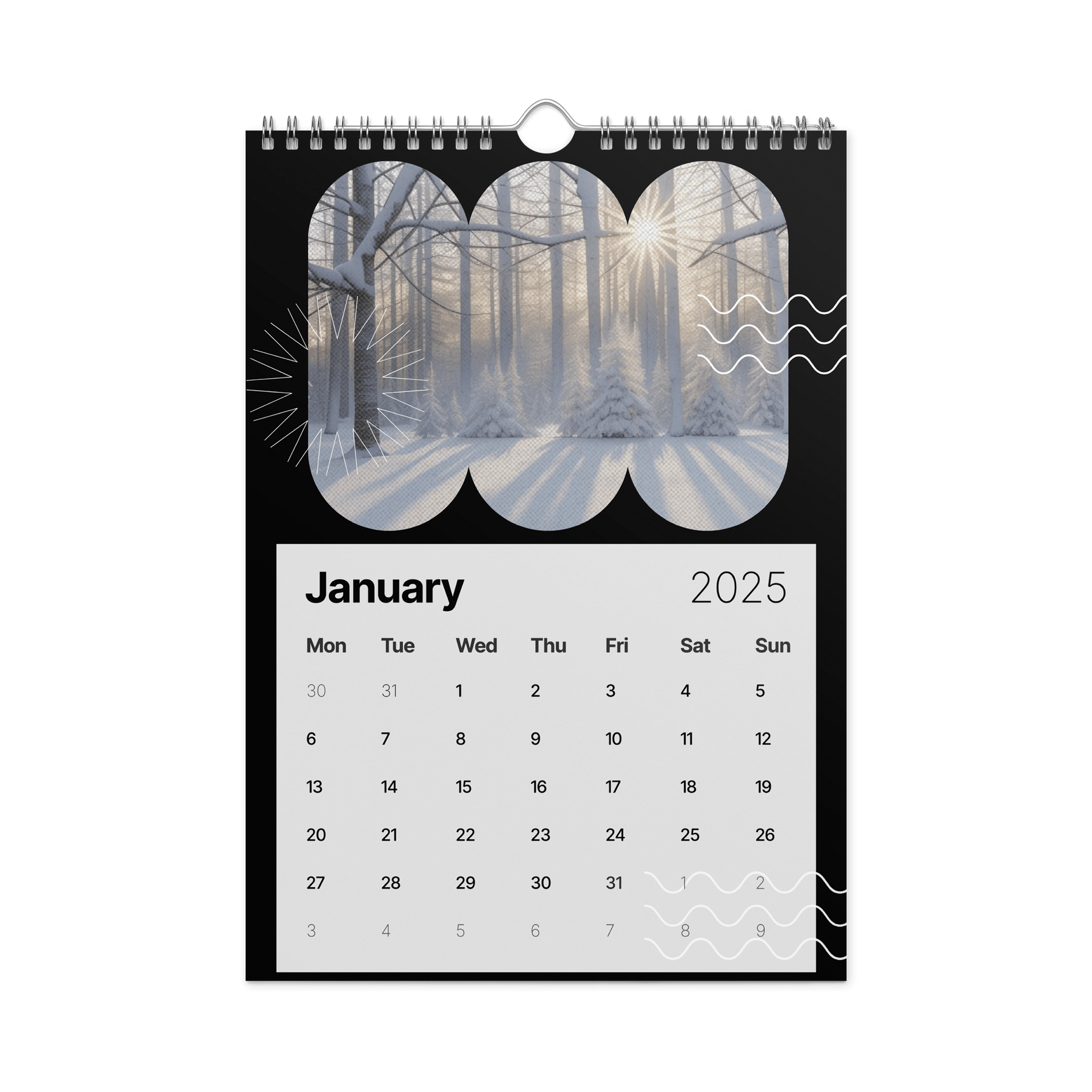 SEASONAL NATURE WALL CALENDAR 2026 product image (6)