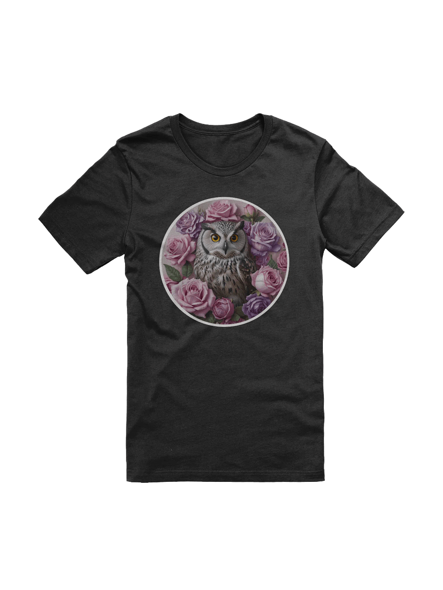 Owl and Roses Circle T-Shirt product image (4)