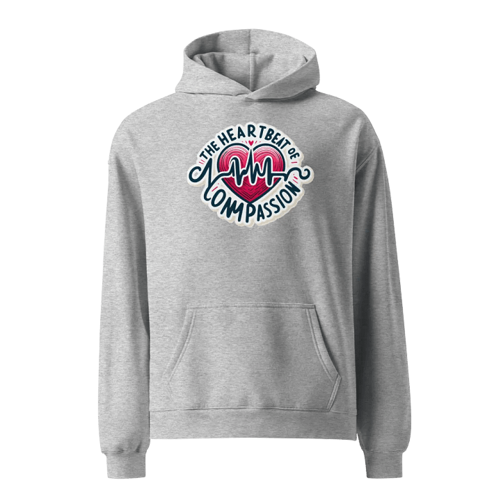 Compassionate Heartbeat Oversized Hoodie product image (4)