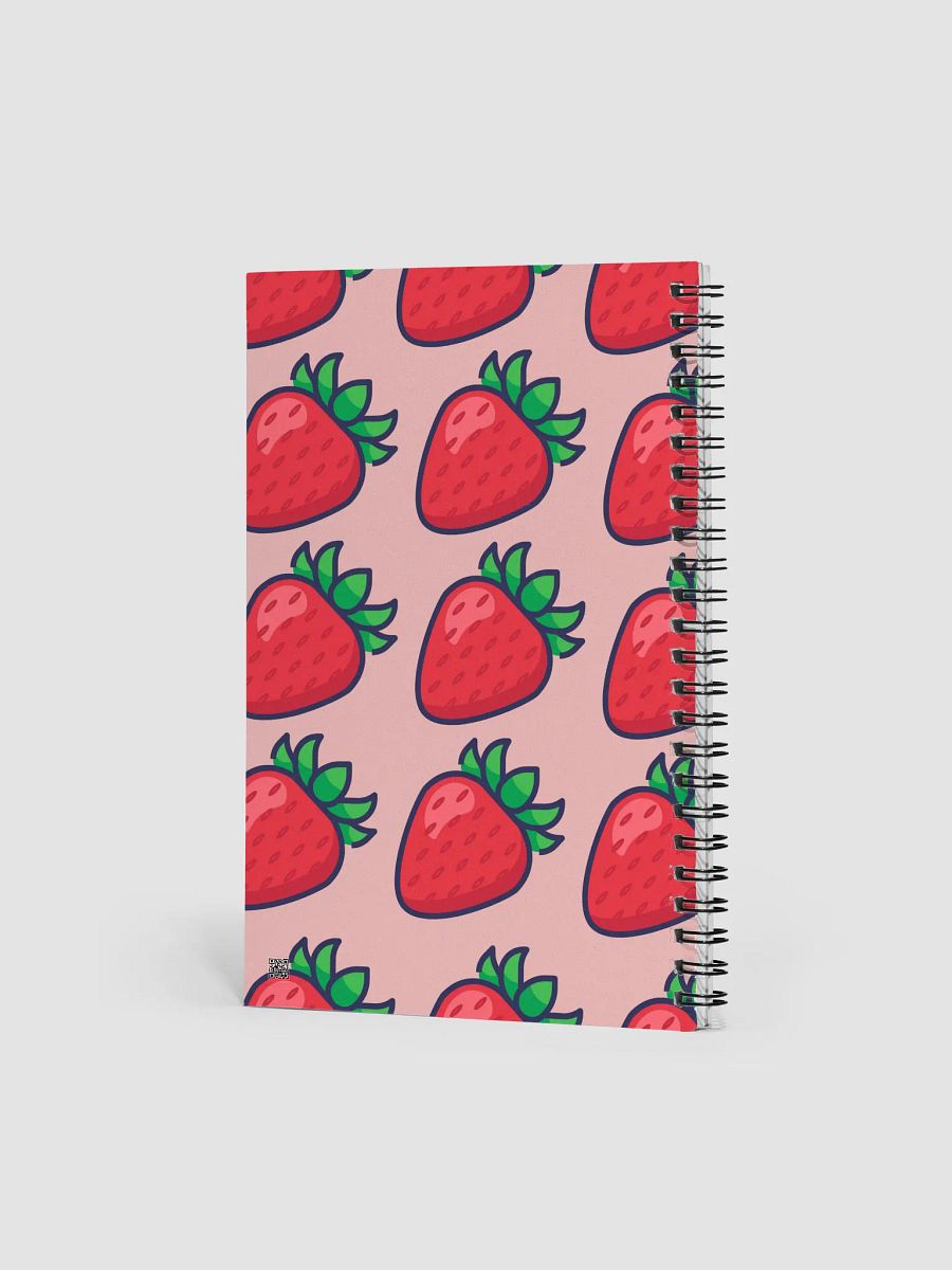 Strawberry Spiral Notebook Red product image (2)