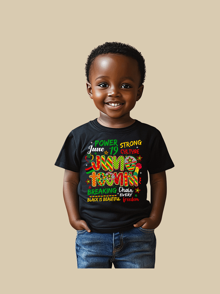 Power,Strength Toddler Juneteenth Shirt 1 product image (1)