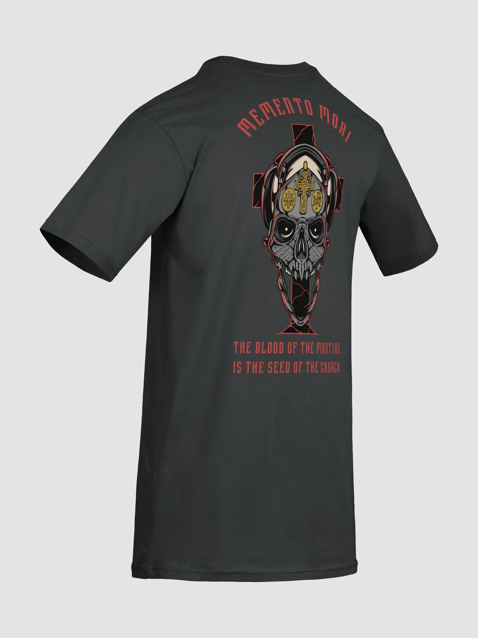 Memento Mori - Skull design Heavy tee product image (8)