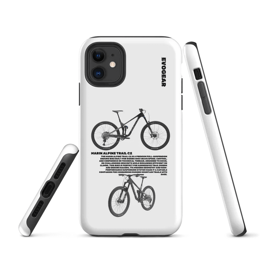 White Marin Alpine Trail C2 iPhone Case product image (1)