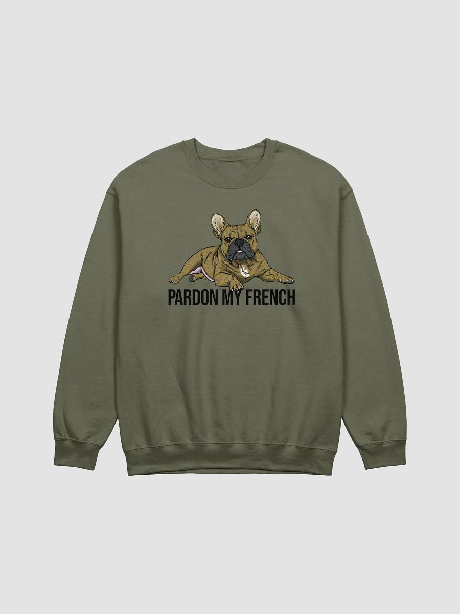 Pardon My French Sweatshirt of a French Bulldog(Brindle) | Funny Shirt for Frenchie Owners product image (16)