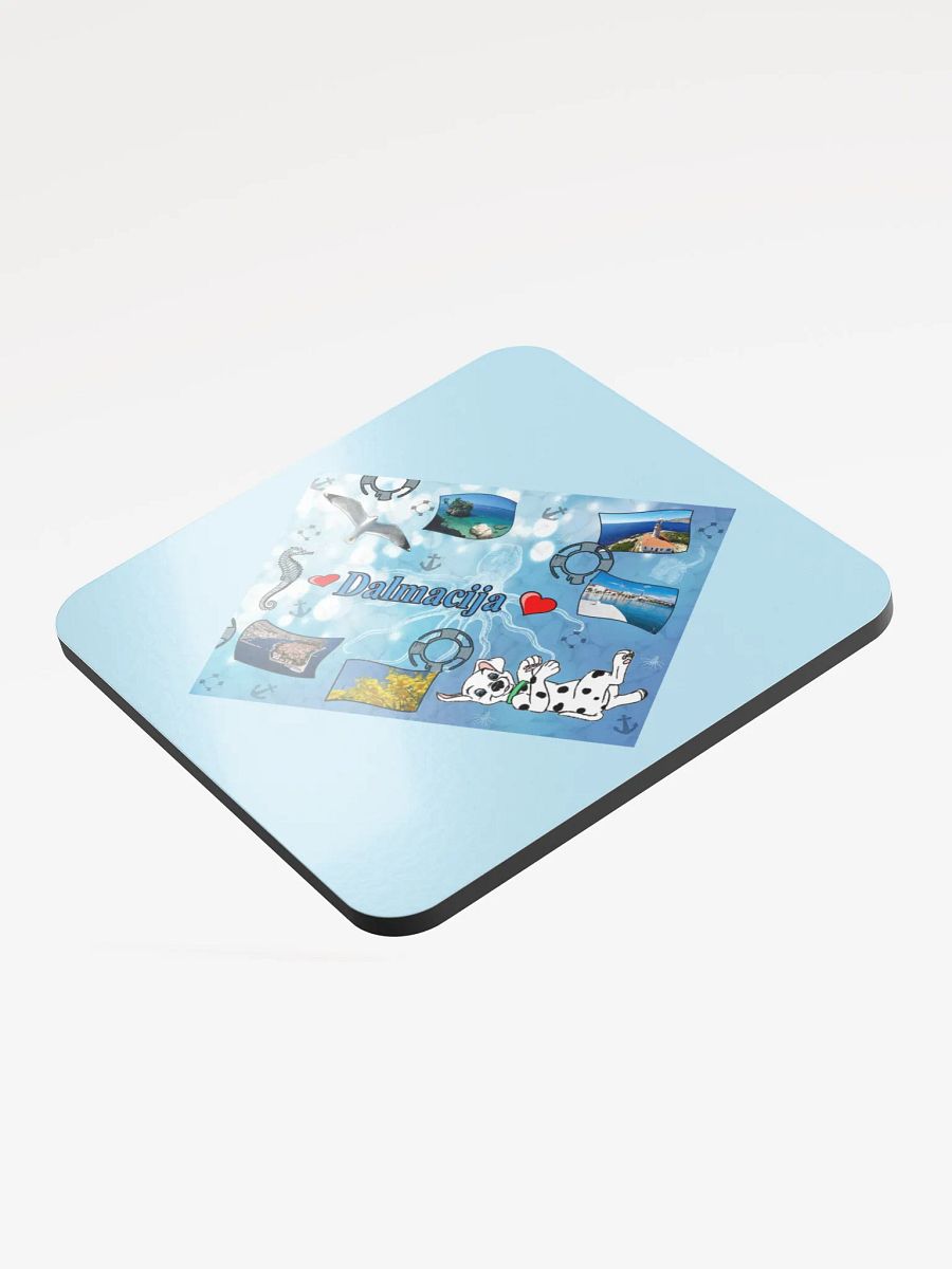 Dalmacija summer - Glossed Cork Coaster product image (3)