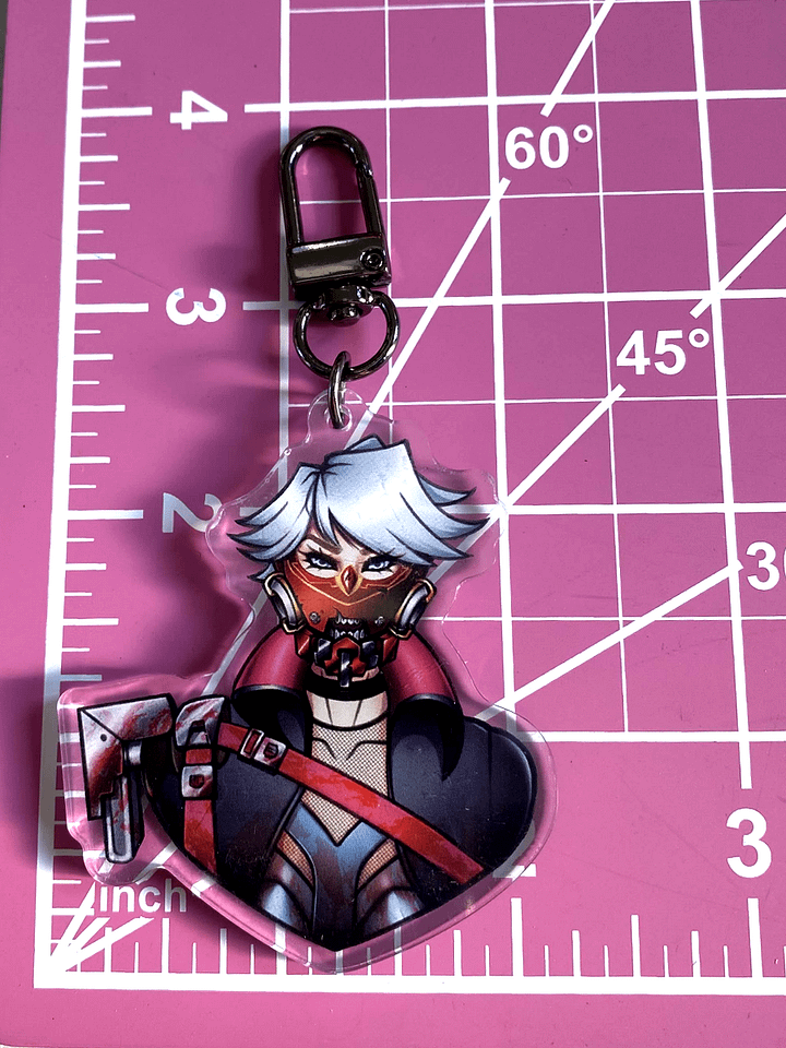 Skull Merchant Acrylic Keychain product image (2)