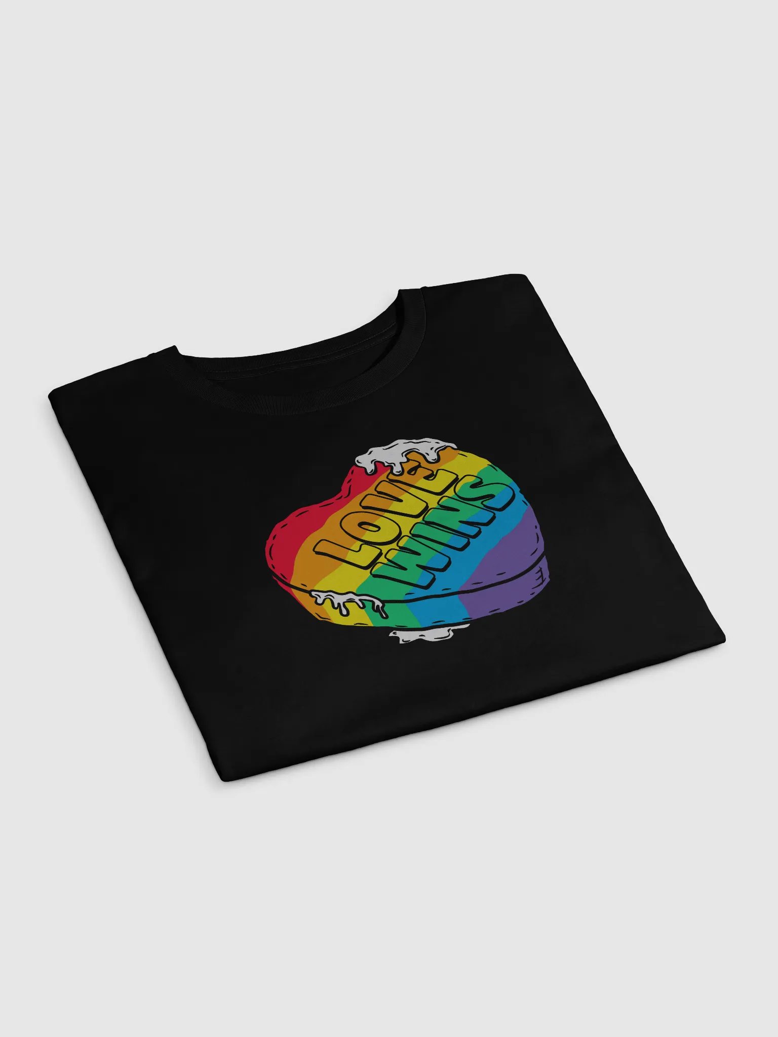 Rainbow Heart Cake Crop Top product image (16)