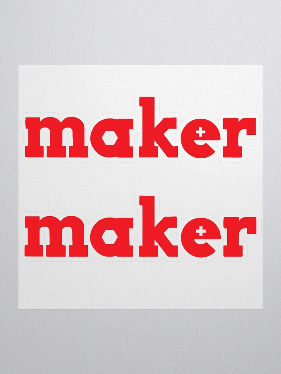 Maker 2.0 (Die-cut Sticker) product image (1)