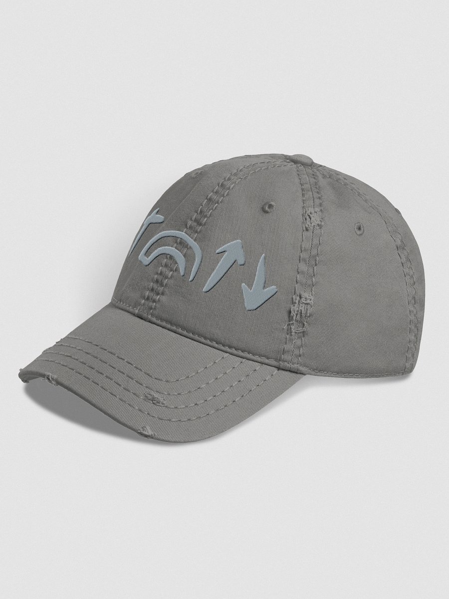 He Came. He Died. He Arose. He's Coming Back Christian Gray Distressed Hat product image (2)