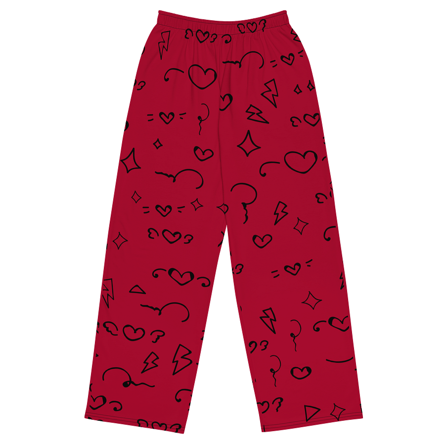 Electric Doodle Unisex Wide-Leg Pants product image (1)