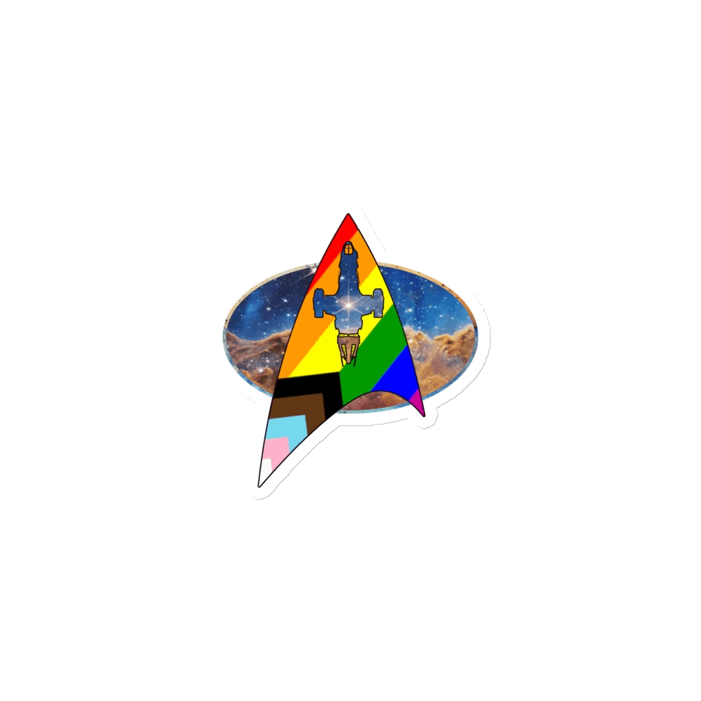 Cosmic Prism Die-Cut Magnets product image (1)