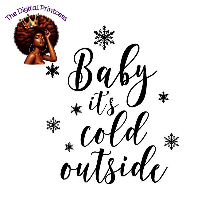 Baby It's Cold Outside - SVG product image (1)