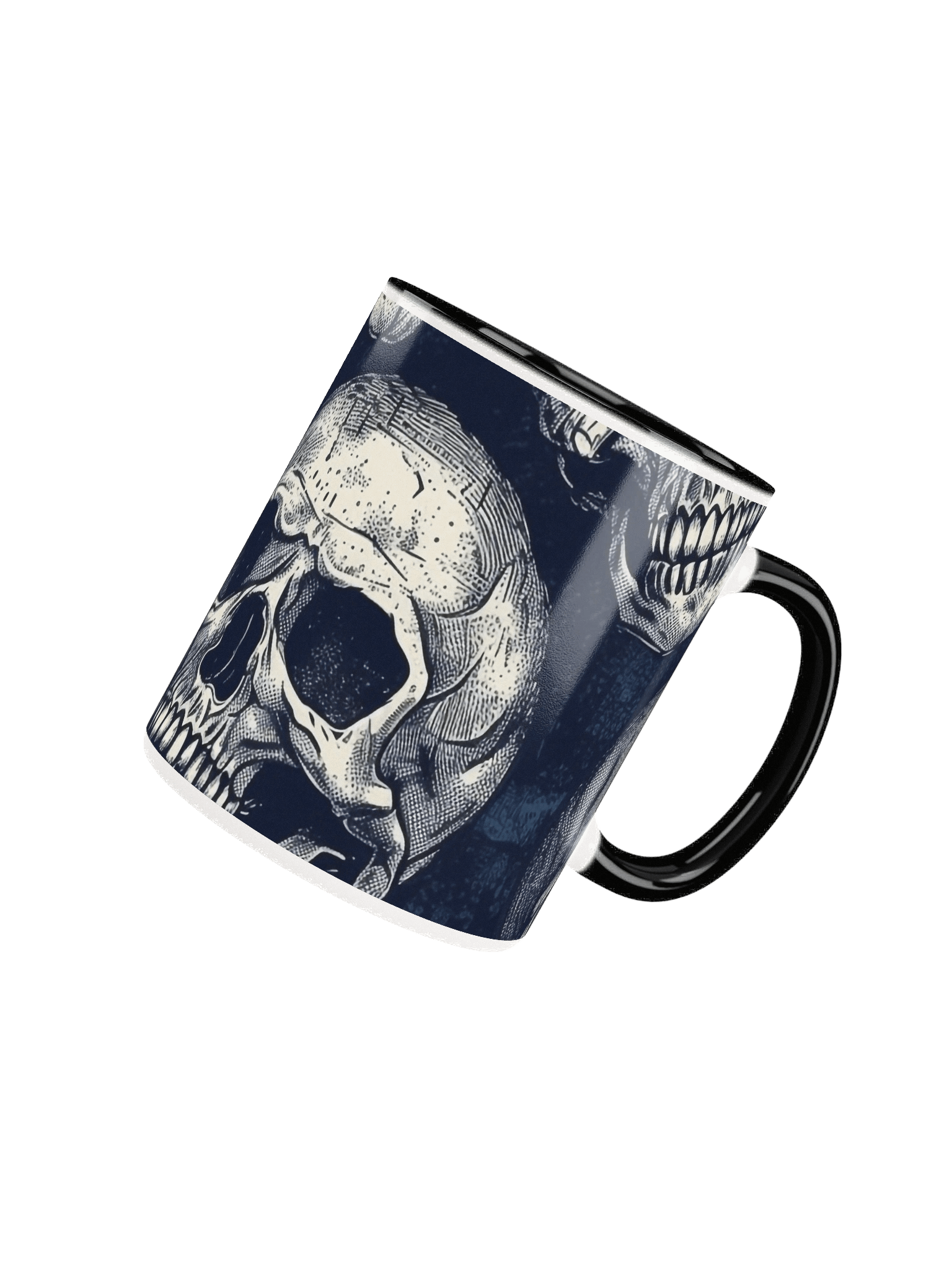 Engraved Skulls Ceramic Mug product image (7)