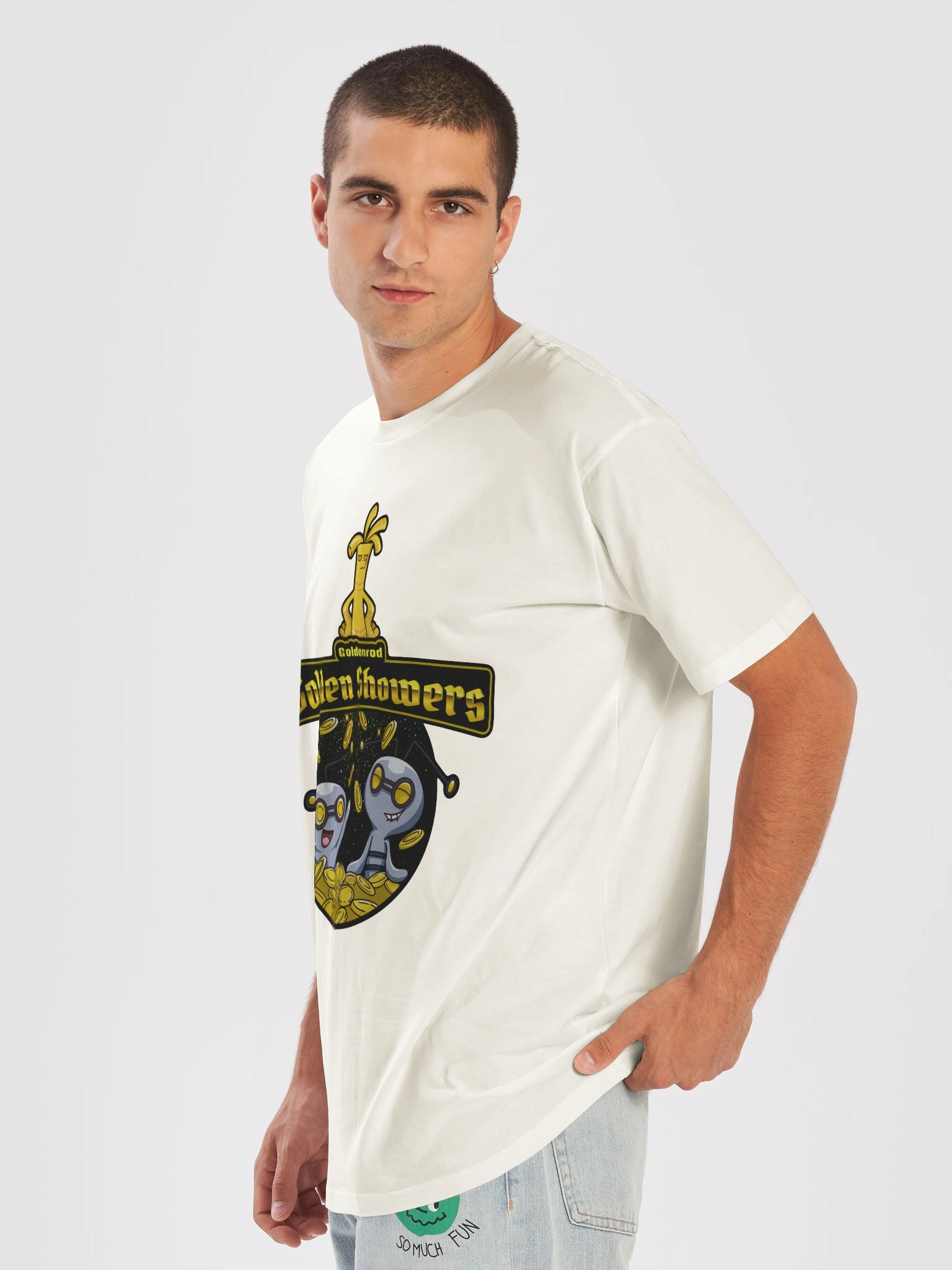 Goldenrod Golden Showers Tee- Cream product image (7)