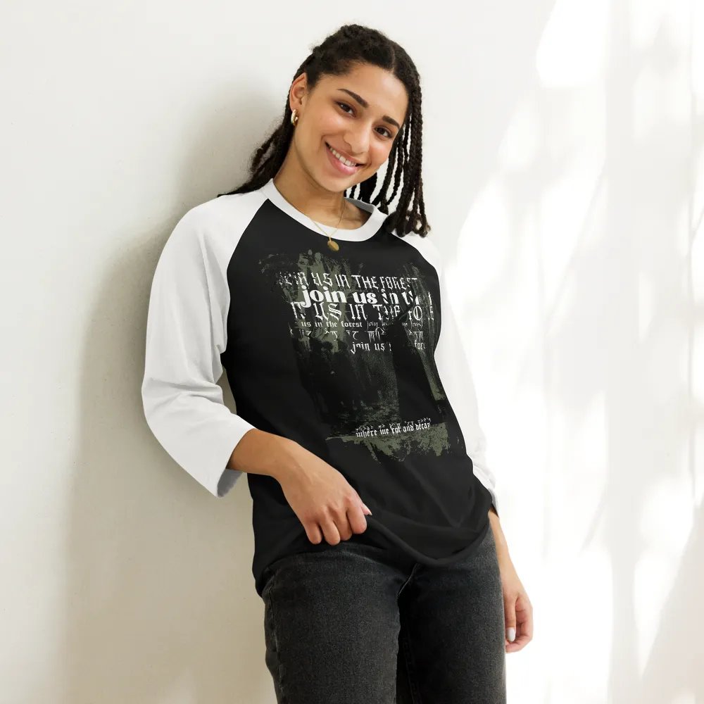 Join Us 3/4 Raglan Sleeve Tee product image (4)