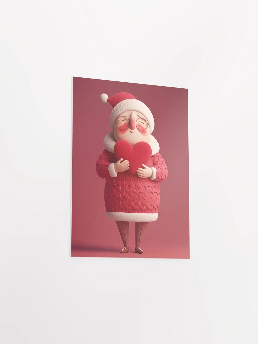 Santa's Heartfelt Embrace Poster product image (6)