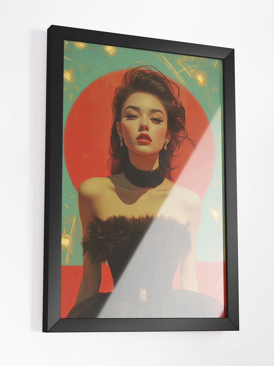 Femme Fatale Poster - Icon of Elegance - Framed product image (5)