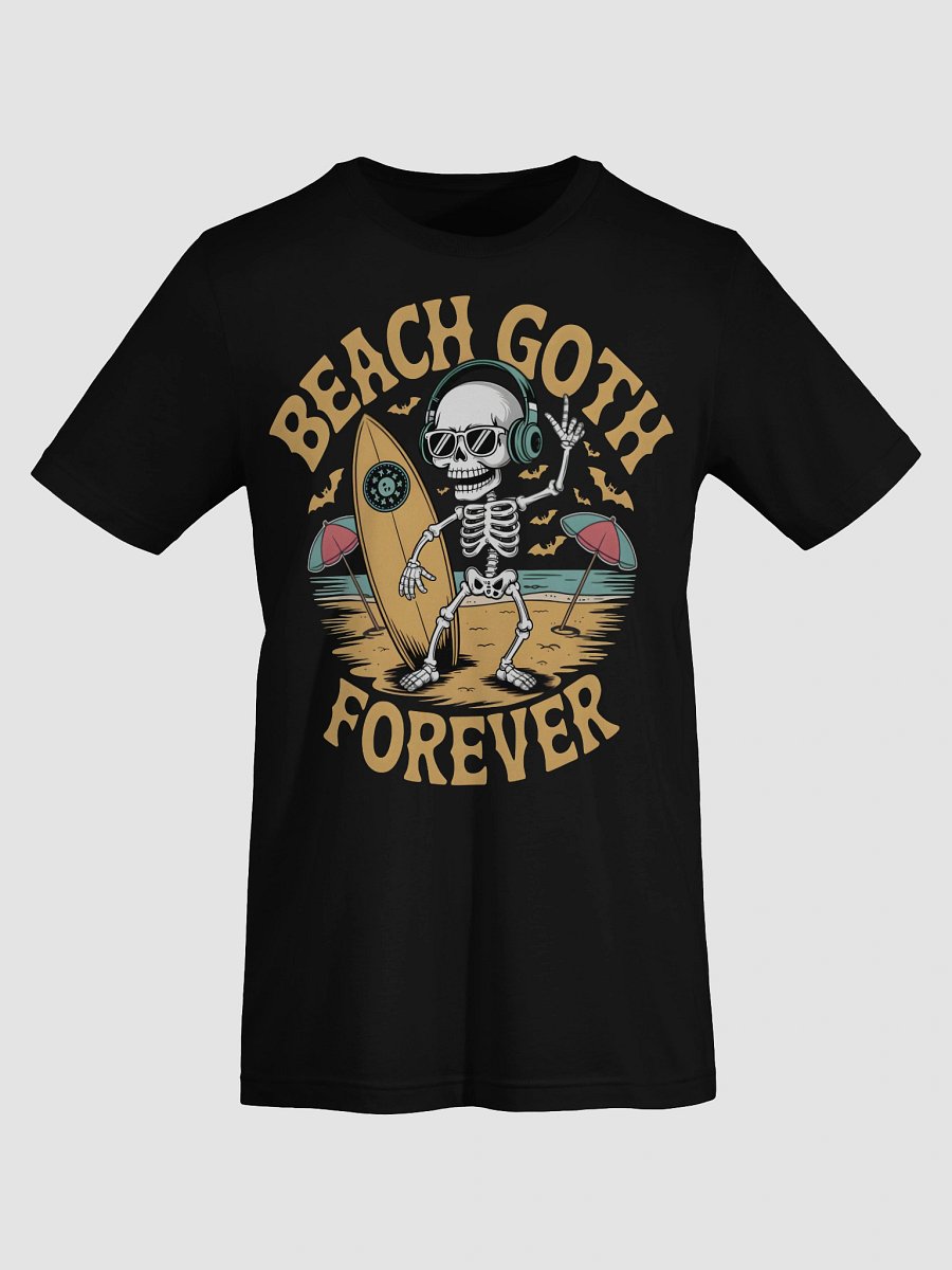 Goth Beach Skeleton T-Shirt product image (7)