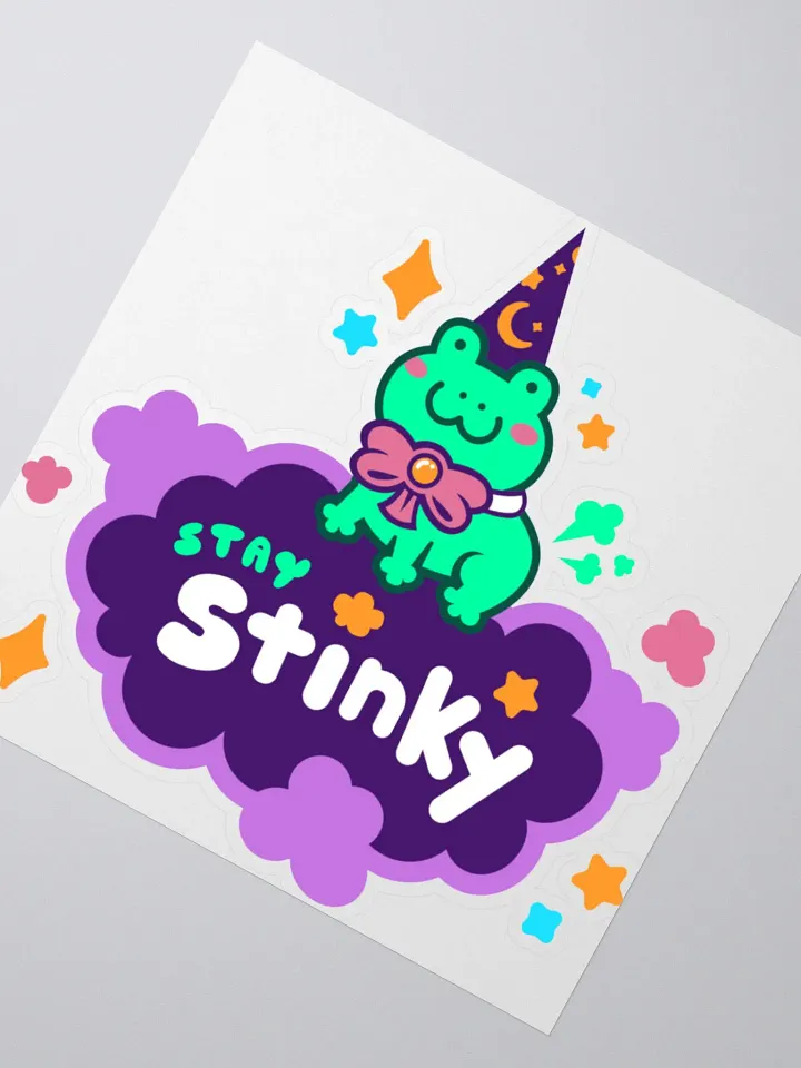 Stay Stinky Wizard Frog Sticker product image (6)